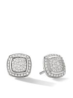 David Yurman puces d'oreilles Albion en argent sterling serties de diamants