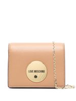 Love Moschino sac à bandoulière à plaque logo - Tons neutres