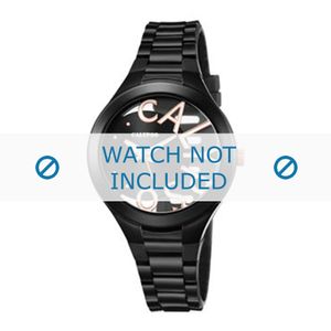 Calypso horlogeband K5678-8 Rubber Zwart