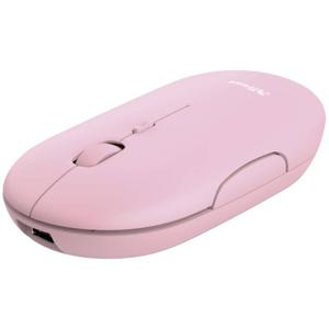 Trust PUCK Muis Bluetooth, Radiografisch Optisch Pink 4 Toetsen 1600 dpi