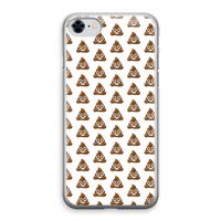 Poop emoji: iPhone 8 Transparant Hoesje