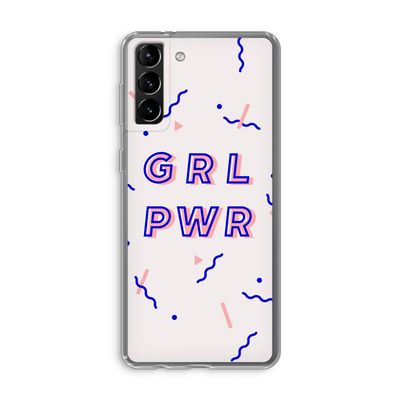 GRL PWR: Samsung Galaxy S21 Plus Transparant Hoesje