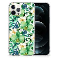 iPhone 12 Pro Max Case Orchidee Groen