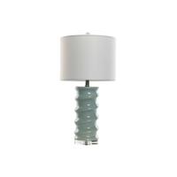 Bureaulamp Home ESPRIT Wit Hemelsblauw 50 W 220 V