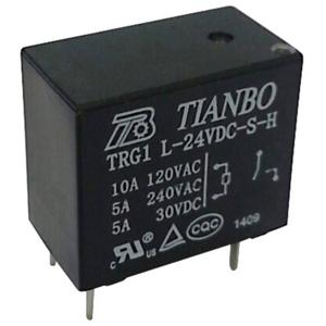 Tianbo Electronics TRG1 L-S-H 24VDC Printrelais 24 V/DC 3 A 1x NO 1 stuk(s)