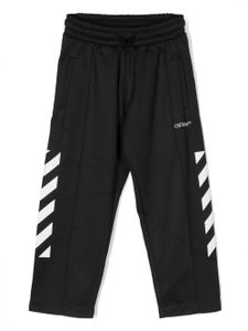 Off-White Kids pantalon de jogging à logo imprimé - Noir