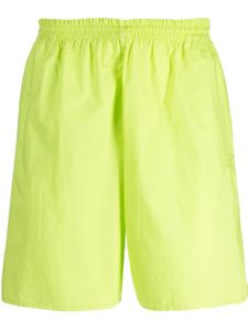 MM6 Maison Margiela short brodé à taille élastiquée - Vert