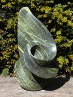 Zimbabwaans tuinbeeld Littleone, 36 cm