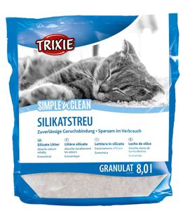 TRIXIE SIMPLE'N'CLEAN GRANULAAT SILICAATSTROOISEL 4X8 LTR