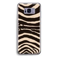 Arizona Zebra: Samsung Galaxy S8 Transparant Hoesje