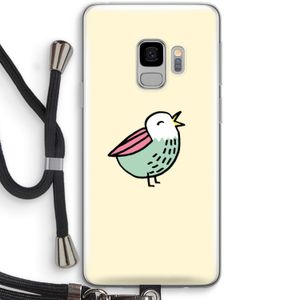 Birdy: Samsung Galaxy S9 Transparant Hoesje met koord