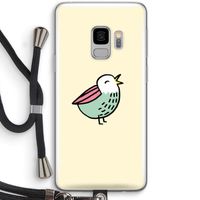 Birdy: Samsung Galaxy S9 Transparant Hoesje met koord