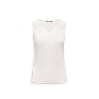 Label Dot - Wit | Dames | Top | Wit | 44 | regular | Kamst mode