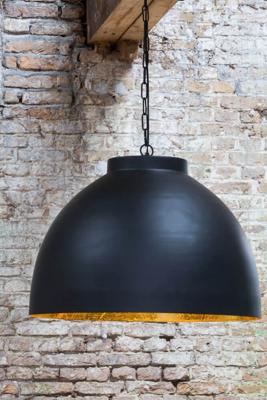Light & Living Landelijke hanglampKylie zwart Ø 45cm - 3019412