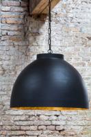 Light & Living Landelijke hanglampKylie zwart Ø 45cm - 3019412