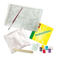 SES gieten en schilderen - dino fantasie