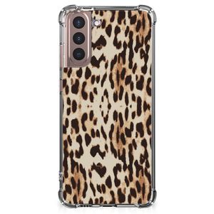 Samsung Galaxy S21 Plus Case Anti-shock Leopard