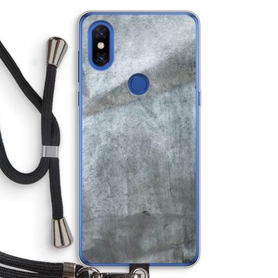 Grey Stone: Xiaomi Mi Mix 3 Transparant Hoesje met koord