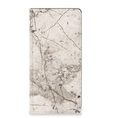 Motorola Moto G73 | Standcase | Marmer Beige