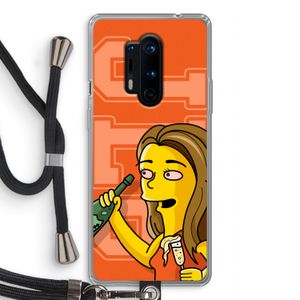 Jamie Lee Simpson: OnePlus 8 Pro Transparant Hoesje met koord