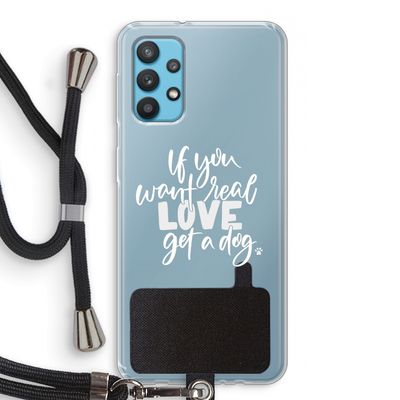 Partner in crime: Samsung Galaxy A32 4G Transparant Hoesje met koord