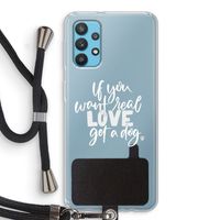 Partner in crime: Samsung Galaxy A32 4G Transparant Hoesje met koord