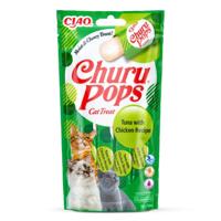 INABA Churu Pops Tonijn met Kip - Kattensnoepje - 4x15 g