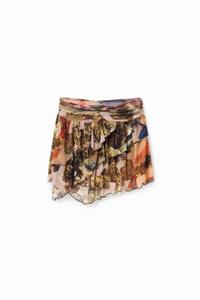 Asymmetrische minirok M. Christian Lacroix - MATERIAL FINISHES - L