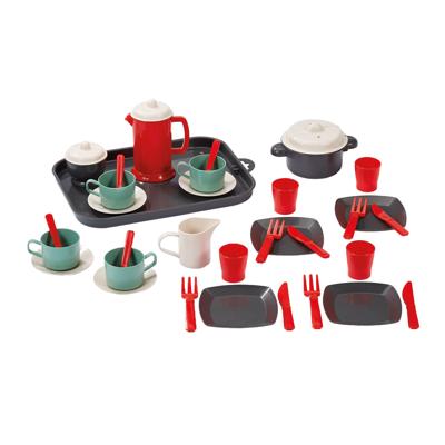 Pic Ecoiffier 100% chef theeservies op dienblad speelset, 35dlg.