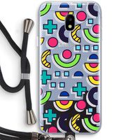 8-bit N°6: Samsung Galaxy J3 (2017) Transparant Hoesje met koord