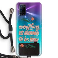 Optimistic flower girl: Oppo A72 Transparant Hoesje met koord