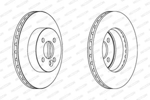 Ferodo Remschijf DDF1617C