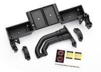 Chassis tray/ driveshaft clamps/ fuel filler (black) (TRX-8420)