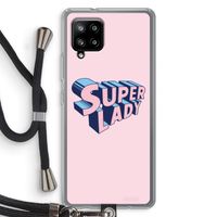 Superlady: Samsung Galaxy A42 5G Transparant Hoesje met koord