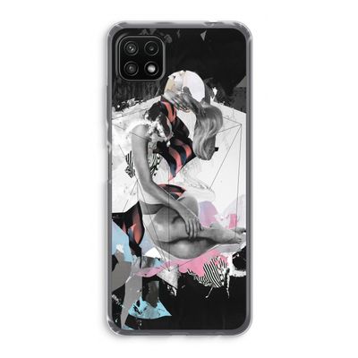 Camouflage de sommeil: Samsung Galaxy A22 5G Transparant Hoesje