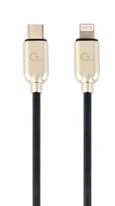 Gembird CC-USB2PD18-CM8PM-1M Lightning-kabel Zwart