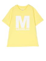 MM6 Maison Margiela Kids t-shirt en coton à logo imprimé - Jaune