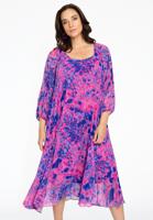 Yoek Jurk plisse FIERCE | Roze | Maat 50/52 Yoek Jurk plisse FIERCE | Roze | Maat 50/52