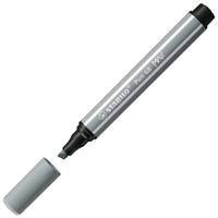 STABILO Pen 68 MAX Viltstift Met Dikke Beitelpunt Middel Koudgrijs