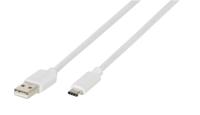 Vivanco USB-kabel USB 2.0 USB-A stekker, USB-C stekker 0.50 m Wit 38755 - thumbnail