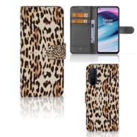 OnePlus Nord CE 5G | Telefoonhoesje | Met pasjeshouder | Leopard
