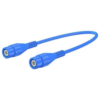 Stäubli XLSS-58 Veiligheidsmeetsnoer BNC-stekker BNC-stekker 2.00 m Blauw 1 stuk(s)