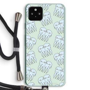 Octopussen: Pixel 5a 5G Transparant Hoesje met koord