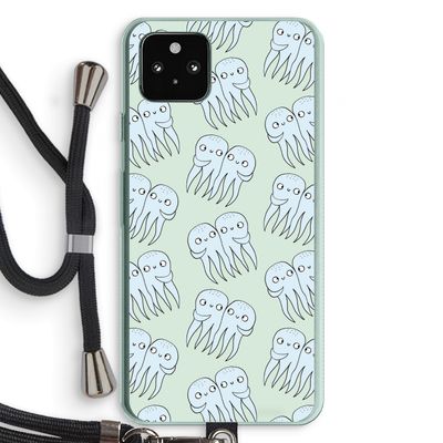 Octopussen: Pixel 5a 5G Transparant Hoesje met koord
