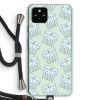 Octopussen: Pixel 5a 5G Transparant Hoesje met koord