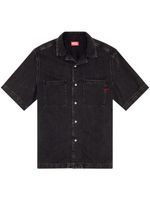 Diesel D-Paroshort short-sleeved denim shirt - Noir