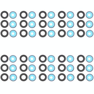 10 PCS Back Camera Lens for Samsung Galaxy A52 5G SM-A526