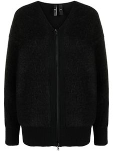 Y-3 veste en maille à col v - Noir