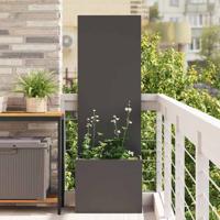 Tuinplant met Decoratief Paneel Zwart 50 x 140 cm
