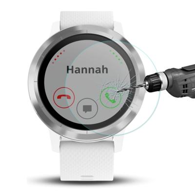 ENKAY Hat-Prins 0.2mm 9H 2.15D gebogen rand Tempered glas Film voor Garmin Vivoactive 3 trainer